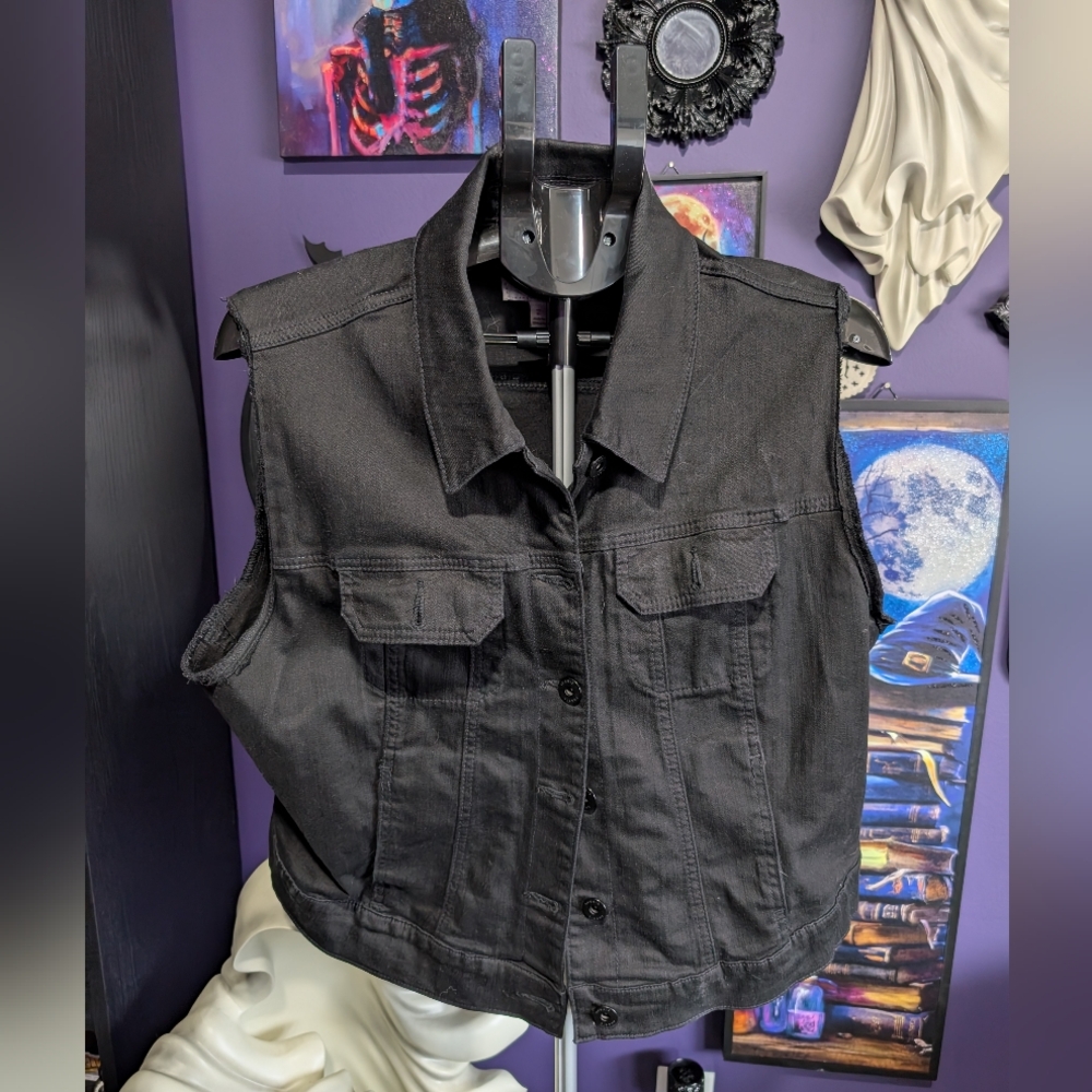Torrid Charcoal Denim Jacket